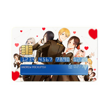 Load image into Gallery viewer, Kaguya-sama: Love is War Kaguya Shinomiya, Chika Fujiwara, Miyuki Shirogane, Ai Hayasaka, Kei Shirogane Credit Card Skins (4-in-1 Pack)