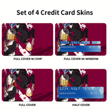 Load image into Gallery viewer, Kaguya-sama: Love is War Kaguya Shinomiya, Miyuki Shirogane Credit Card Skins (4-in-1 Pack)