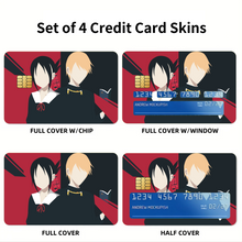 Load image into Gallery viewer, Kaguya-sama: Love Is War Minimalist Credit Card Skins (4-in-1 Pack)