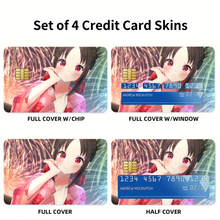 Load image into Gallery viewer, Kaguya Shinomiya Credit Card Skins (4-in-1 Pack)