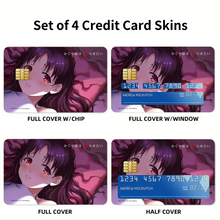 Load image into Gallery viewer, Kaguya Shinomiya Credit Card Skins (4-in-1 Pack)