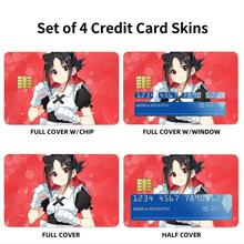 Load image into Gallery viewer, Kaguya Shinomiya Credit Card Skins (4-in-1 Pack)