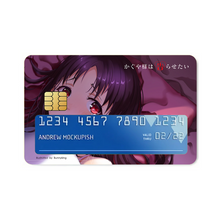 Load image into Gallery viewer, Kaguya Shinomiya Credit Card Skins (4-in-1 Pack)