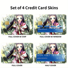 Load image into Gallery viewer, Kaguya Sumeragi Credit Card Skins (4-in-1 Pack)