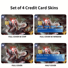 Load image into Gallery viewer, Kaguya Ōtsutsuki's power release  Credit Card Skins (4-in-1 Pack)
