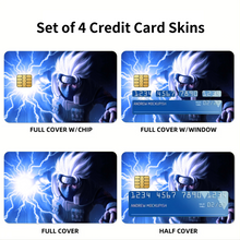 Load image into Gallery viewer, Kakashi Chidori Credit Card Skins (4-in-1 Pack)