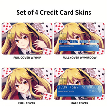 Load image into Gallery viewer, Kakegurui Credit Card Skins (4-in-1 Pack)