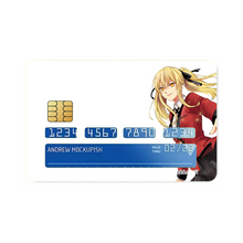 Load image into Gallery viewer, Kakegurui Credit Card Skins (4-in-1 Pack)