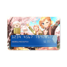 Load image into Gallery viewer, Kakegurui Itsuki Sumeragi, Kaede Manyuda Credit Card Skins (4-in-1 Pack)