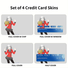 Load image into Gallery viewer, Kakegurui Kirari Momobami Credit Card Skins (4-in-1 Pack)