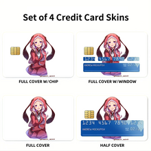 Load image into Gallery viewer, Kakegurui Runa Yomozuki Credit Card Skins (4-in-1 Pack)