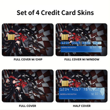 Load image into Gallery viewer, Kakegurui Yumeko Jabami Credit Card Skins (4-in-1 Pack)