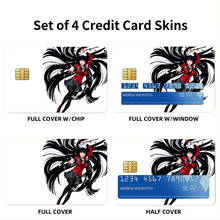 Load image into Gallery viewer, Kakegurui Yumeko Jabami Credit Card Skins (4-in-1 Pack)