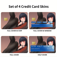 Load image into Gallery viewer, Kakegurui Yumeko Jabami Credit Card Skins (4-in-1 Pack)
