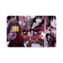 Load image into Gallery viewer, Kakegurui Yumeko Jabami Credit Card Skins (4-in-1 Pack)