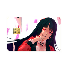 Load image into Gallery viewer, Kakegurui Yumeko Jabami Credit Card Skins (4-in-1 Pack)