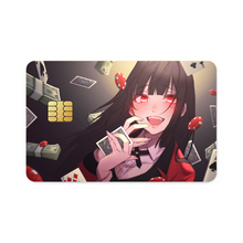Load image into Gallery viewer, Kakegurui Yumeko Jabami Credit Card Skins (4-in-1 Pack)