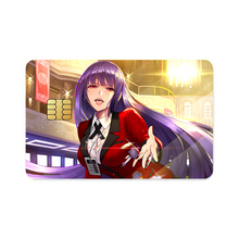 Load image into Gallery viewer, Kakegurui Yumeko Jabami Credit Card Skins (4-in-1 Pack)