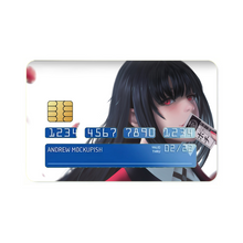 Load image into Gallery viewer, Kakegurui Yumeko Jabami Credit Card Skins (4-in-1 Pack)