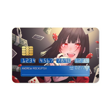 Load image into Gallery viewer, Kakegurui Yumeko Jabami Credit Card Skins (4-in-1 Pack)
