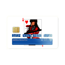 Load image into Gallery viewer, Kakegurui Yumeko Jabami Credit Card Skins (4-in-1 Pack)