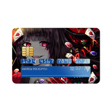 Load image into Gallery viewer, Kakegurui Yumeko Jabami Credit Card Skins (4-in-1 Pack)