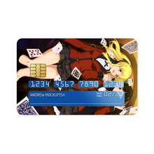 Load image into Gallery viewer, Kakegurui Yumeko Jabami Credit Card Skins (4-in-1 Pack)