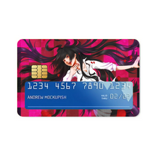 Load image into Gallery viewer, Kakegurui Yumeko Jabami Credit Card Skins (4-in-1 Pack)