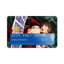 Load image into Gallery viewer, Kakegurui Yumeko Jabami Credit Card Skins (4-in-1 Pack)