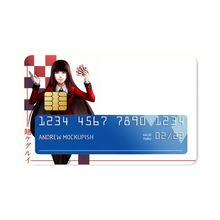 Load image into Gallery viewer, Kakegurui Yumeko Jabami Credit Card Skins (4-in-1 Pack)