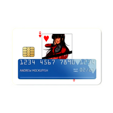 Load image into Gallery viewer, Kakegurui Yumeko Jabami Credit Card Skins (4-in-1 Pack)