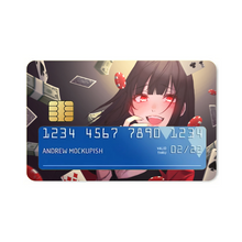 Load image into Gallery viewer, Kakegurui Yumeko Jabami Credit Card Skins (4-in-1 Pack)