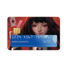 Load image into Gallery viewer, Kakegurui Yumeko Jabami Credit Card Skins (4-in-1 Pack)