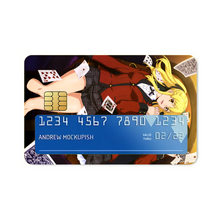 Load image into Gallery viewer, Kakegurui Yumeko Jabami Credit Card Skins (4-in-1 Pack)