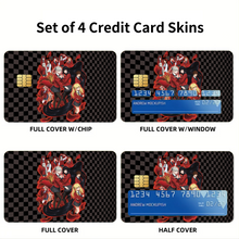 Load image into Gallery viewer, Kakegurui Yumeko Jabami, Mary Saotome, Midari Ikishima, Kirari Momobami, Yumemi Yumemite Credit Card Skins (4-in-1 Pack)