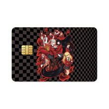 Load image into Gallery viewer, Kakegurui Yumeko Jabami, Mary Saotome, Midari Ikishima, Kirari Momobami, Yumemi Yumemite Credit Card Skins (4-in-1 Pack)