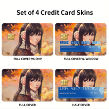 Load image into Gallery viewer, Kana Kimishima Face Credit Card Skins (4-in-1 Pack)