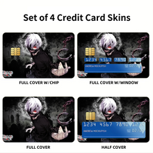 Load image into Gallery viewer, kaneki-ken ghoul form Credit Card Skins (4-in-1 Pack)