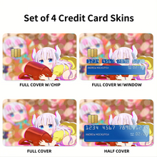 Load image into Gallery viewer, Kanna Kamui kobayashi-san chi no maid dragon Credit Card Skins (4-in-1 Pack)