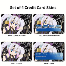 Load image into Gallery viewer, Kanna Metal Credit Card Skins (4-in-1 Pack)