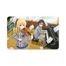 Load image into Gallery viewer, Kaori and Arima Credit Card Skins (4-in-1 Pack)