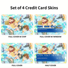 Load image into Gallery viewer, Kaori,Arima,Ryota and Tsubaki Credit Card Skins (4-in-1 Pack)