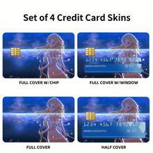 Load image into Gallery viewer, Kaori Miyazono Credit Card Skins (4-in-1 Pack)
