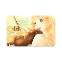 Load image into Gallery viewer, Kaori Miyazono Credit Card Skins (4-in-1 Pack)