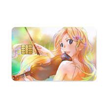 Load image into Gallery viewer, Kaori Miyazono Credit Card Skins (4-in-1 Pack)