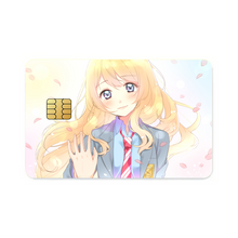 Load image into Gallery viewer, Kaori Miyazono Credit Card Skins (4-in-1 Pack)