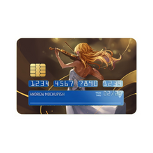 Load image into Gallery viewer, Kaori Miyazono Credit Card Skins (4-in-1 Pack)