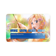 Load image into Gallery viewer, Kaori Miyazono Credit Card Skins (4-in-1 Pack)