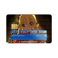 Load image into Gallery viewer, Kaori Miyazono Credit Card Skins (4-in-1 Pack)
