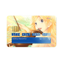 Load image into Gallery viewer, Kaori Miyazono Credit Card Skins (4-in-1 Pack)